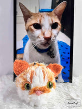 โหลดรูปภาพลงในเครื่องมือใช้ดูของ Gallery custom cat keychain plushie crochet realistic