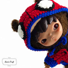 โหลดรูปภาพลงในเครื่องมือใช้ดูของ Gallery spiderman crochet doll outfit for hiorno
