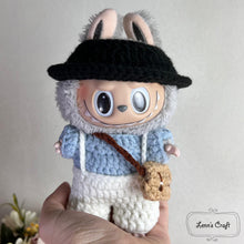 โหลดรูปภาพลงในเครื่องมือใช้ดูของ Gallery Labubu korean set crochet outfit overall and shirt