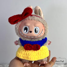 โหลดรูปภาพลงในเครื่องมือใช้ดูของ Gallery Labubu Snow White crochet clothes dress