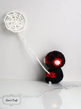 Load image into Gallery viewer, spiderman black amigurumi crochet doll
