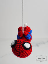Load image into Gallery viewer, spiderman red amigurumi crochet toy