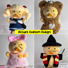 Charger l'image dans la galerie, Vêtements au crochet Upset Duck (Harry Potter, robe, uniforme, ours Dufy) costume pour peluche Popmart