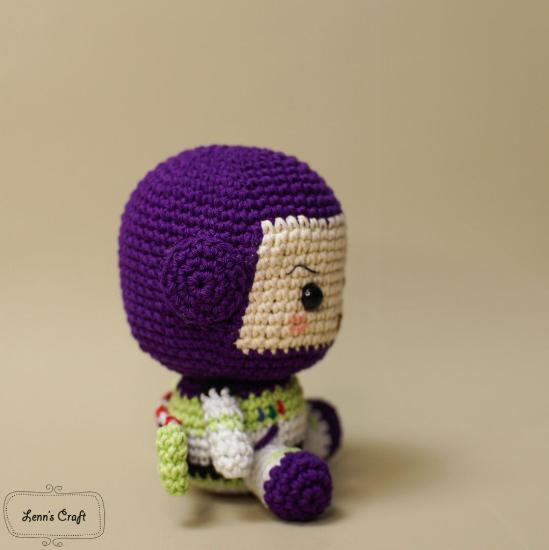 Buzz Light Year Toy Story amigurumi crochet pattern