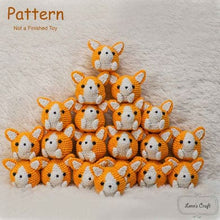 โหลดรูปภาพลงในเครื่องมือใช้ดูของ Gallery Corgi ball amigurumi pattern crochet