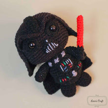 Load image into Gallery viewer, crochet pattern darth vader