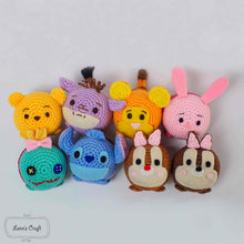 โหลดรูปภาพลงในเครื่องมือใช้ดูของ Gallery disney tsum tsum collection handmade crochet plush