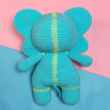 โหลดรูปภาพลงในเครื่องมือใช้ดูของ Gallery Elephant ello cocomelon crochet amigurumi pattern
