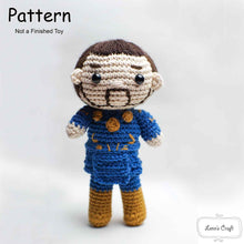 โหลดรูปภาพลงในเครื่องมือใช้ดูของ Gallery Marvel The Eternal Ikaris amigurumi crochet pattern
