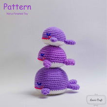 Load image into Gallery viewer, bts-whale-k-pop-doll-amigurumi-crochet-doll-pattern
