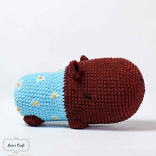 Charger l&#39;image dans la galerie, capybara crochet doll plushie toy amigurumi
