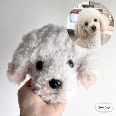 customize pet keychain realistic crochett doll from pet photo