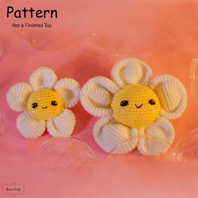easy amigruumi plant flower crochet doll pattern
