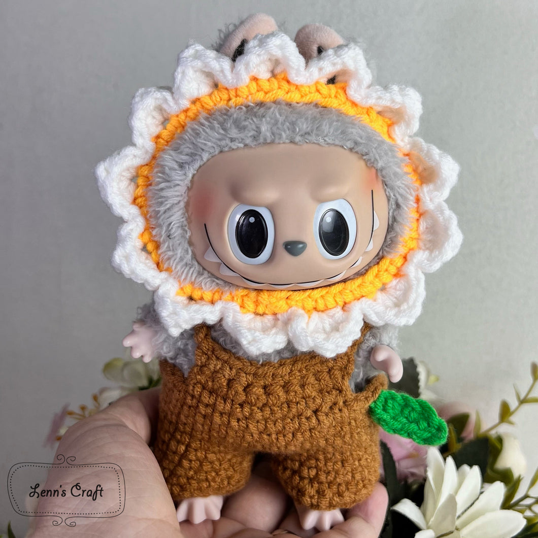 labubu crochet clothes flower
