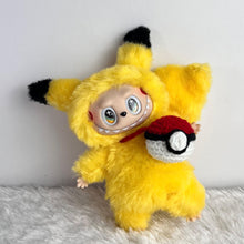 Load image into Gallery viewer, Customize Labubu Pikachu Pokemon plushie
