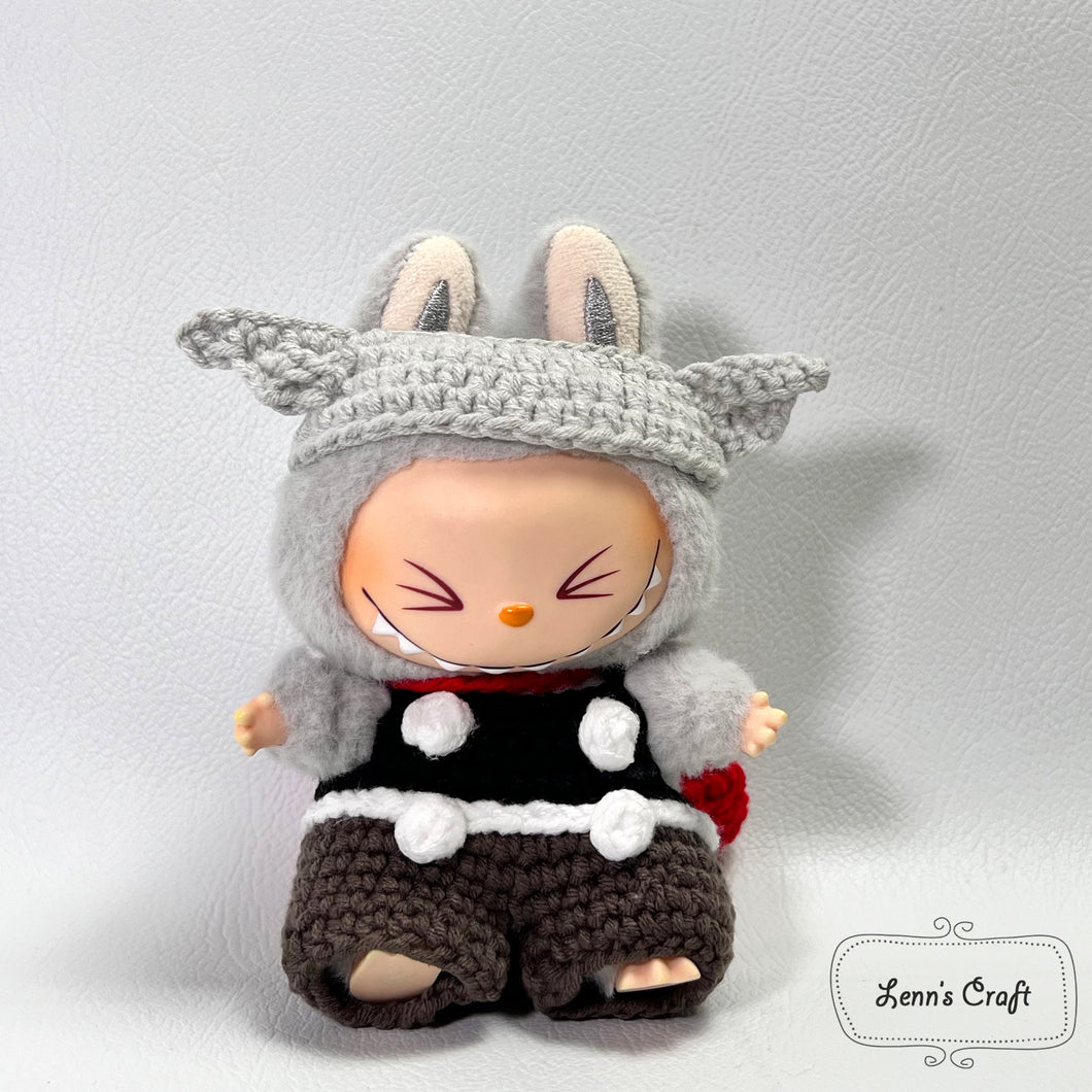 labubu thor clothes crochet