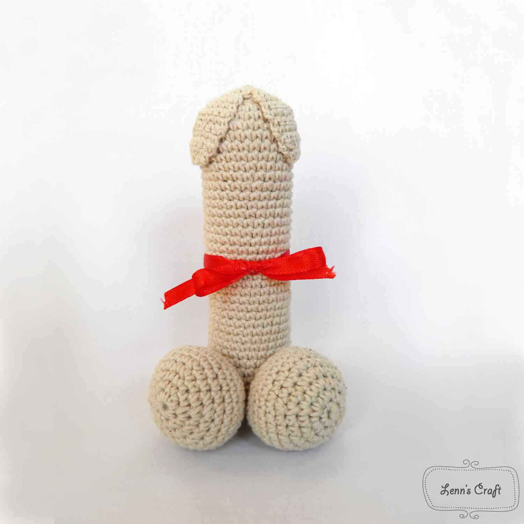 dildo sex toy crochet plush for bridal shower and Bachelorate