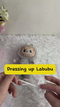 Load and play video in Gallery viewer, Labubu crochet clothes thor, spiderman heroes costume, customize Labubu crochet outfit
