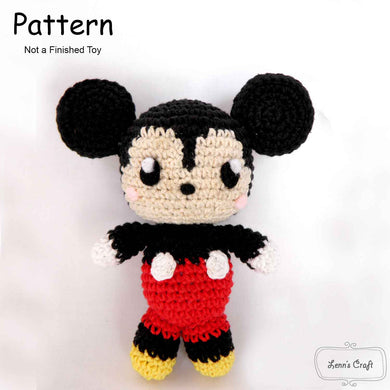 baby mickey mouse amigurumi crochet pattern