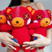 이미지를 갤러리 뷰어에 로드 , cocomelon bear amigurumi crochet plush for gift
