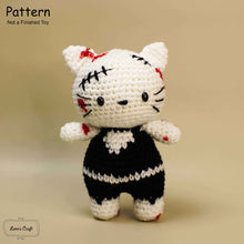 Load image into Gallery viewer, halloween hello kitty amigurumi crochet
