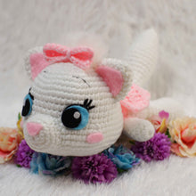 Load image into Gallery viewer, The Aristocats Disney Marie amigurumi crochet plush
