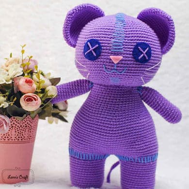 Cocomelon mouse Momo amigurumi crochet gift