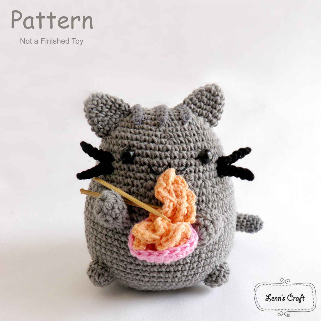 pusheen cat amigurumi crochet pattern free