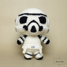 Cargar imagen en el visor de la galería, Stormtrooper amigurumi crochet plushies
